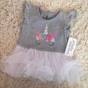 Baby unicorn dress new with tags 6 months